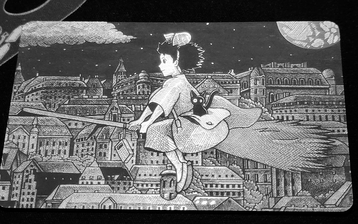 "A Perfect Midnight” Laser Engraved Stainless Steel Patch Torchwood