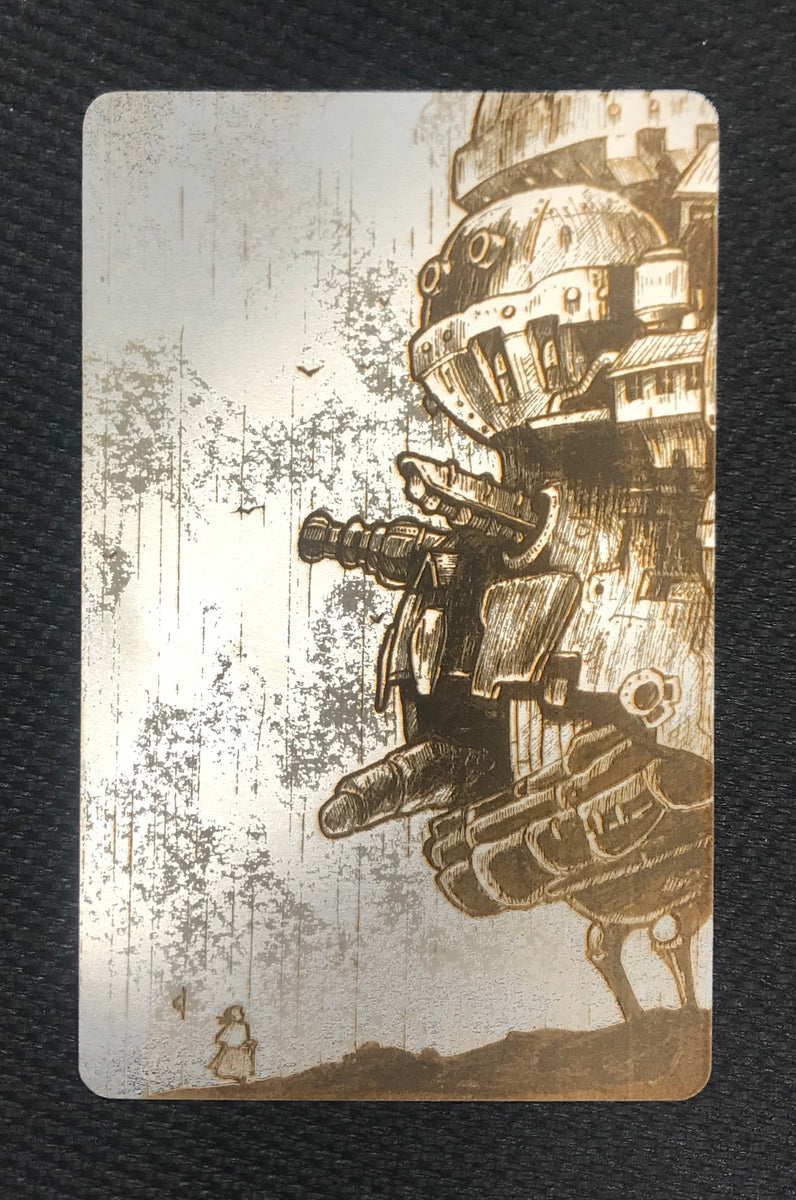 “Castle on the Move” Laser Engraved Stainless Steel Patch Torchwood