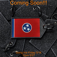 2"x3" Tennessee State Flag Patch Keychain Coming Soon