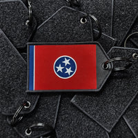 2"x3" Tennessee State Flag Patch Keychain