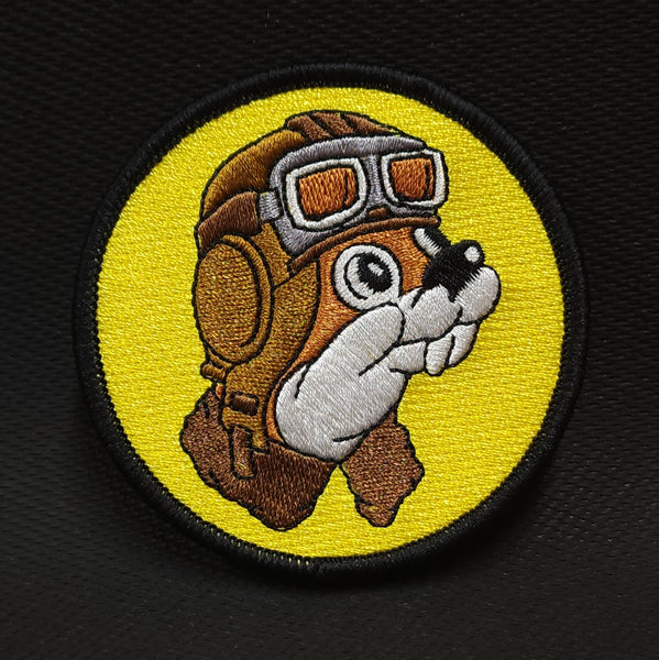 "WWII Aviator Beaver" 3" Embroidered Patch