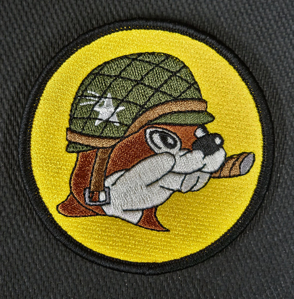 "WWII Beaver" 3" Embroidered Patch