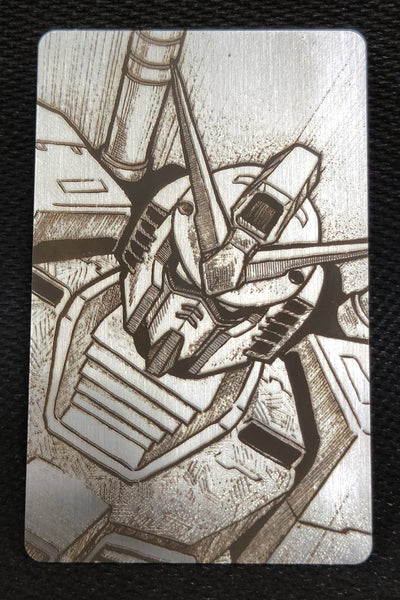 “RX-78 Gundam” Laser Engraved Stainless Steel Patch