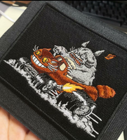 TotoroFink 4”x5” Embroidered Patch